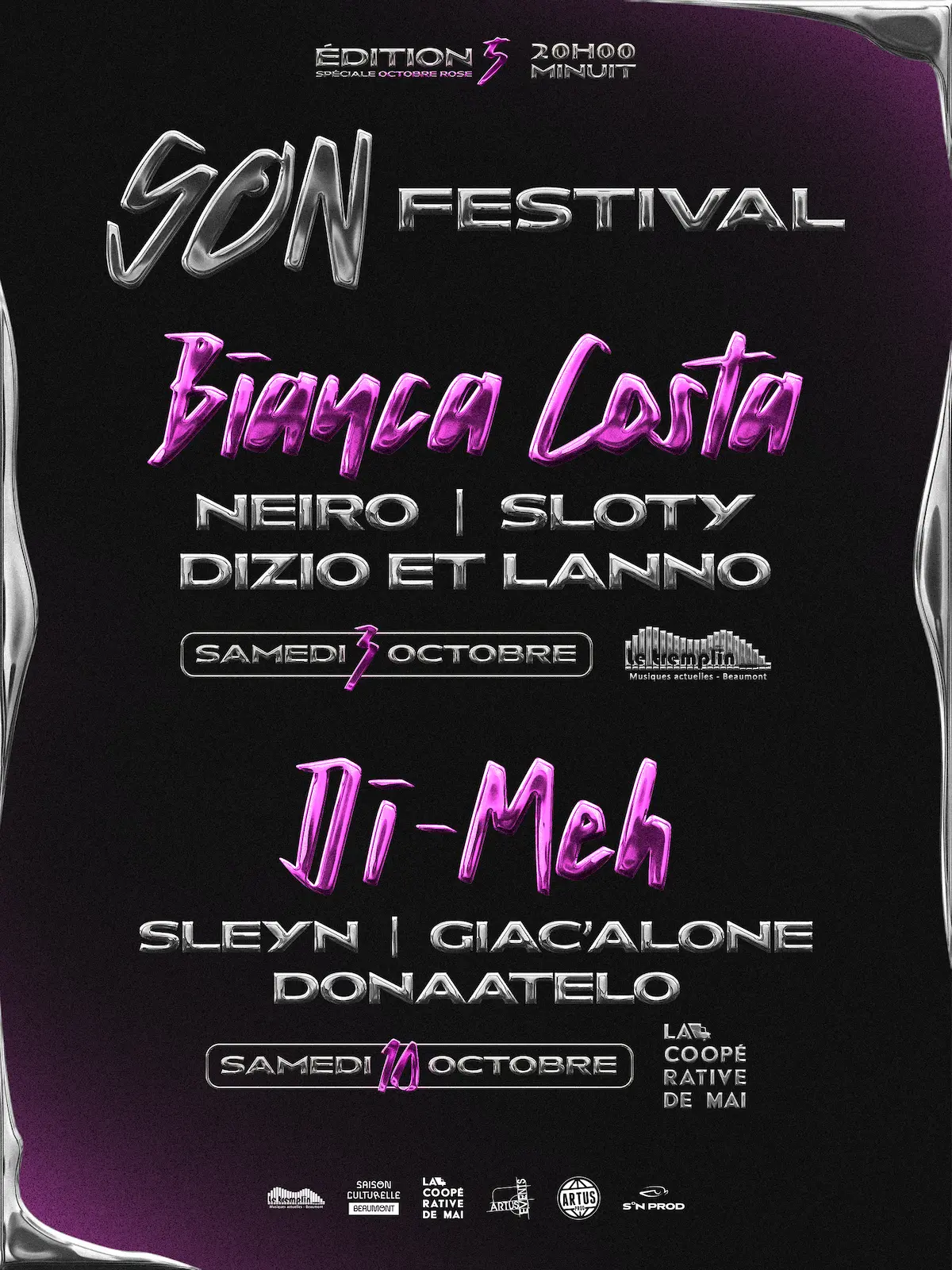 Affiche officielle du SON Festival Édition 5